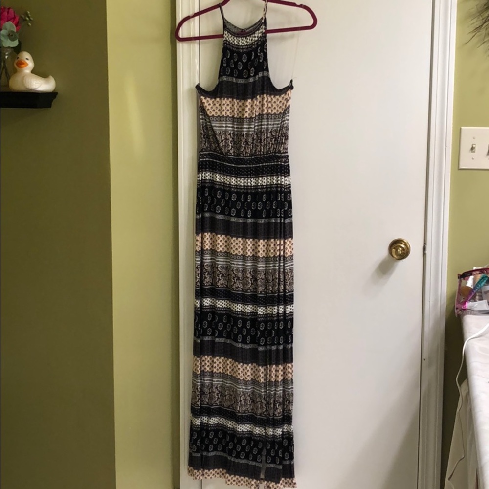 American Eagle bohemian maxi tank dress
